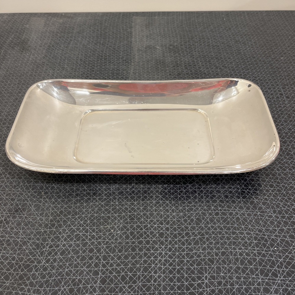 Reed & Barton Sterling Silver Hostess Bread Tray Bowl X271 294g Rectangular 11in